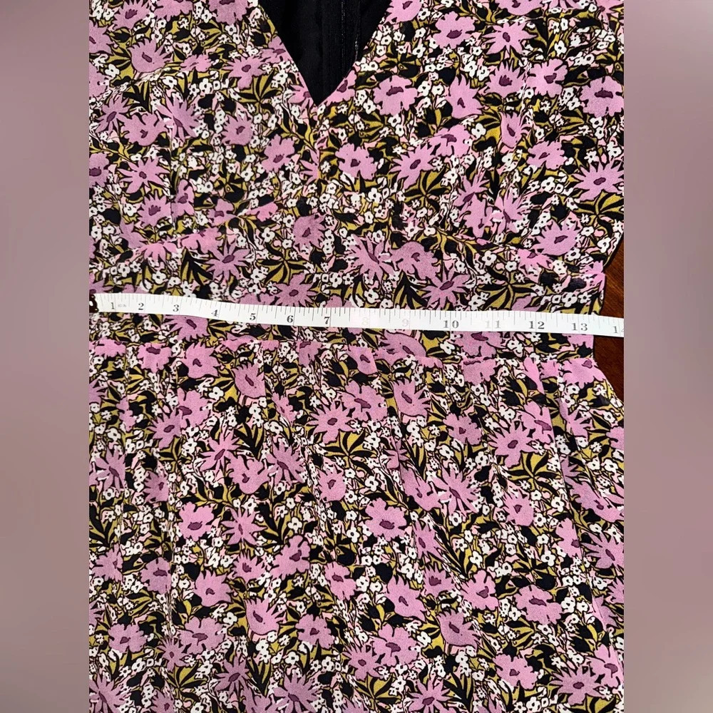 Lost + Wander Lovestoned Maxi Dress Women's Floral Tiered Lined Dress Size Small - Picture 8 of 14